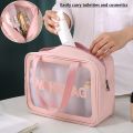 Waterproof PVC Travel Organizer Cosmetic, Toiletry Storage Wash Bag  for Bath Accessories & Grooming Kit (Set of 1 Bag ). 