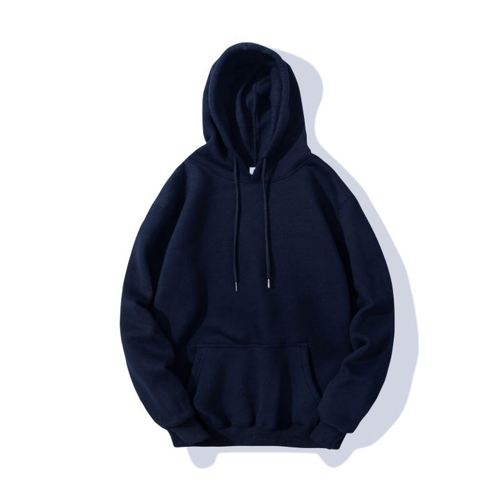 Navy Blue Hooded Streetwear Hip Hop Hoodie For Men By Nepster