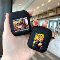 JoJo's Bizarre Adventure JoJo Anime Soft silicone TPU Case For AirPods Pro 1 2 3 4 Black Wireless Bluetooth Earphone Box Cover. 