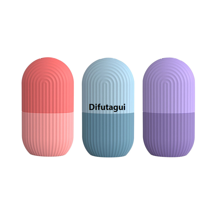 Difutagui 1PC Silicone Ice Massage Cups Reusable Icing Cooling Cold Massage 2025 Roller Freezable Face Massager for Muscle Cold Therapy