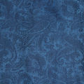 Blue Pashmina Leaf Design Shawl For Women 28x80". 