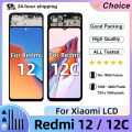 Clearance sale For Xiaomi Redmi 12 LCD Display Touch Screen Digitizer For Redmi 12C LCD Display POCO C55 22120RN86G 22120RN86I Replacement. 