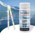 New style Freshwater 1-in-7 Test Strip 100 Aquarium Water Quality Test Strip Fish Tank Test Kit Seawater Aquarium Water pH Test Strip. 