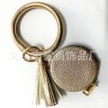 【Mega Sale】PU Bracelet Keychain Apple Bluetooth Headphone Leather Women's Mirror Cosmetic Bag Bracelet Key Chain New. 