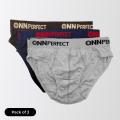 (Pack of 3) ONN Men Perfect Cotton Brief Underwear - Fashion | Underwear For Men | Men's Innerwear |. 