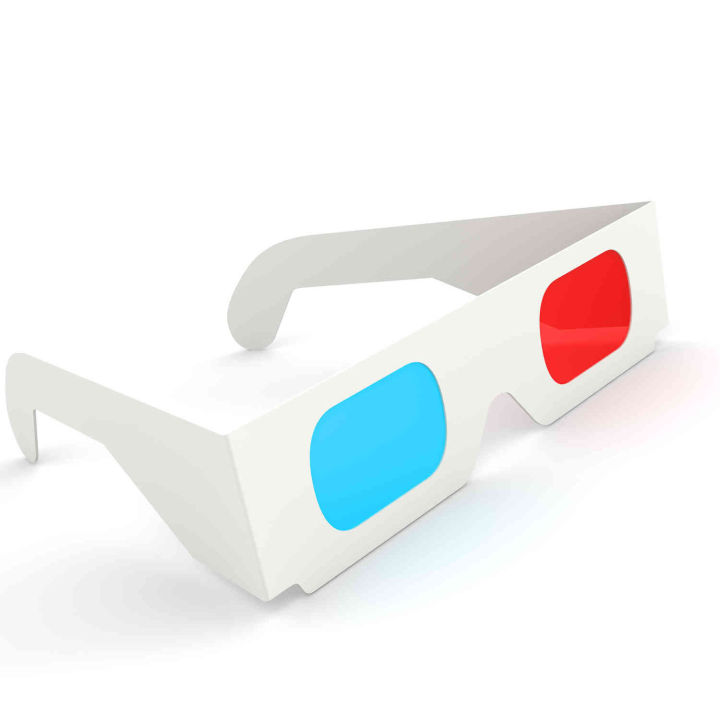 3D Paper Red & Cyan 3D Anaglyph Glass | Daraz.com.np