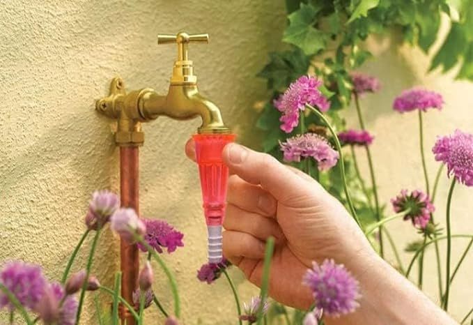 PVC Tap Connector / Rubber Pipe Jointer / Pipe Nozzle / Extender for Washroom, Kitchen, Garden Use - Set of 1(Color May Vary) Hose Connector 15mm