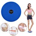 Waist Twister, Multifunction Waist Twisting Disc Body Aerobic Exercise Figure Trimmer Balance Rotating Board - Blue. 