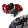 Bizzy Motorcycle Handle Bar Ends Grips Moto CNC Metal Handlebar Counterweight Plug Slider Motor Bike Grips Dirt Bike Accessories. 