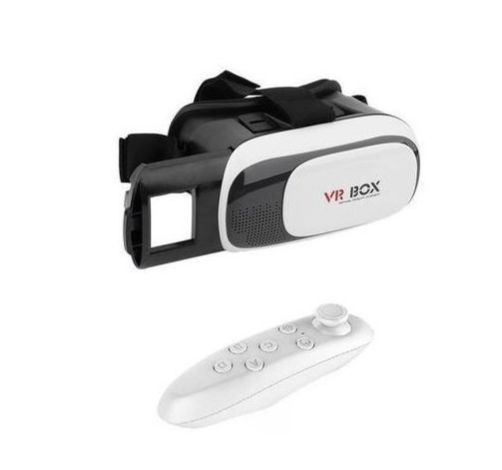 VR Box 3D Virtual Reality Glasses And Wireless Bluetooth Remote Gamepad ...