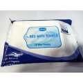 Bed Bath Towels (10 Wet Towels 300mmX240mm) By GINNI , Microwaveable. 