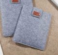 Elegant Light Grey Felt Sleeve Case for 13.6 Inch Apple/Kindle/Macbook. 