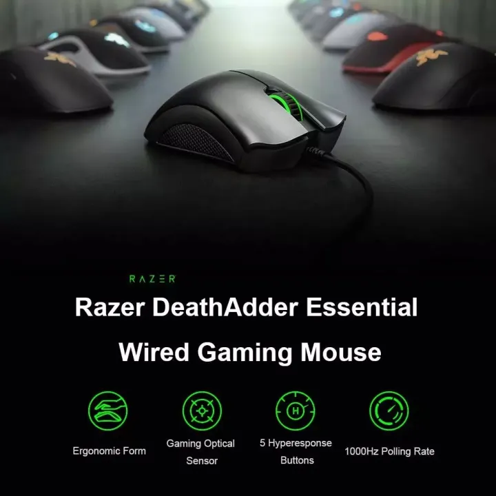 Razer%20DeathAdder%20Essential%206400%20DPI%20Gaming%20Mouse%20-%20Black%20Edition%20-%20Image%207