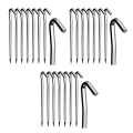 OYPFXMI Tent Pegs 24 PCS 124cm Metal Heavy Duty Tent Hooks Aluminum Alloy Rust Free Camping Tent Ground Pegs. 