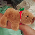 Capybara Plush Doll Clap Circle Toys Slap Snap Wrap Wristband Bracelet Fluffty Capybara Hand Ring Fun Circles Kids Gift Creek. 