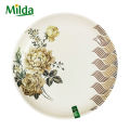 Milda Melamine Plate Deep Thali 10 inch 6 pcs set. 