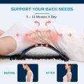Back Pain Relief Product Back Stretcher, Spinal Curve Back Relaxation Device, Multi-Level Lumbar Region Back Support. 