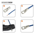 DISICHEN New SC Nose Terminal SC6 SC10 SC16 SC25 Copper Wire Lugs Ring Bare Cable Electric Crimp DTGA Cable Connector 5mm 6mm 8mm 10mm 12mm. 