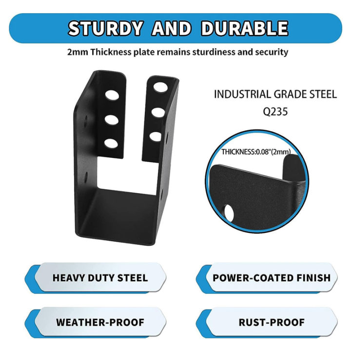 Concealed%20Joist%20Hanger%204PCS,2InX4In%20Outdoor%20Concealed-Flange%20Light%20Joist%20Bracket,%20Q235B%20Steel%20Powder-Coated%20Joist%20Hanger%20Easy%20to%20Use%20-%20Image%206