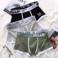 Luxury 1Pcs/6Pcs Men Cotton Boxer Shorts Panties Underwear3 Colors L XL 2XL 3XL Soft Letter Belt Breathable Soft Fashion Sports. 