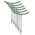 10 Pack Plastic Half Round Plant Support Ring Plastic Plant Cage Holder Flower Pot Climbing. 