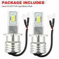FORIDE 4X H3 Super Bright -LED Headlight Kit 100W 10000LM Fog DRL Bulbs 6000K White. 