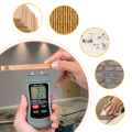 RCXAZ MT01Two Pins Digital Wood Moisture Meter Wood Humidity Tester Hygrometer Timber Damp Detector LCD Display Thermometer. 