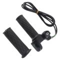 1 Pair Universal Rubber Electric Bike Throttle LCD Display 48V Twist Throttle Grip Electric Bicycle Throttle Electric Scooter. 