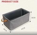 Narayani Suppliers ( pack Of 3 ) Clothes Storage Box Foldable Wardrobe Organizer and Storage Box Household Thickening and Wear-Resistant Clothing Finishing Box. 