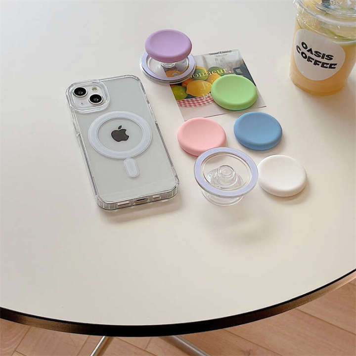 CrashStar%20Macaron%20Solid%20Color%20Liquid%20Silicone%20Folding%20Holder%20Stretchable%20Foldable%20For%20iPhone%20Samsung%20Huawei%20Xiaomi%20Redmi%20Infinix%20MagSafe%20Phone%20Case%20Desktop%20Stand%20-%20Image%203