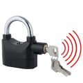 Heavy Duty Motorcycle Alarm System Rotor Disc Lock (Black) - Anti-Theft Security with 110dB Alarm | Padlock for Door/Motor/Bike/Car. 