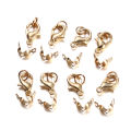 80Pcs/lot Alloy Lobster Clasp Jump Rings Connector Clasp Crimp End For Bracelet Necklace Chains DIY Jewelry Making Supplies. 