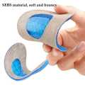 Soft Gel For Plantar Fasciitis Heel Spur Insoles Comfortable Shock Absorption Treatment Pain Relief Shoes Cushion Pads. 