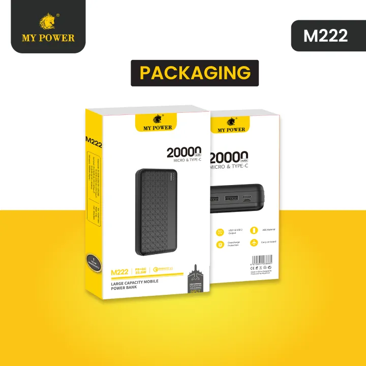Mypower%2020000mah%20Fast%20charging%20Powerbank%20%7CPD%20%20FastCharging%20Power%20bank%20%7C%20Q.C%203.0%20%2022.5Watt%20with%20USB%20C%20Quick%20Charge%203.0%20M222%20-%20Image%207