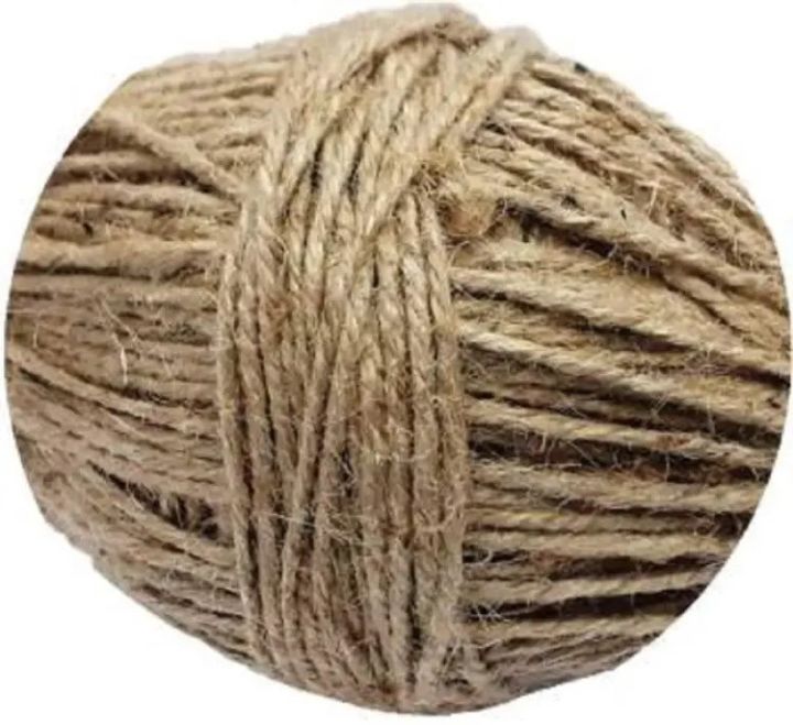 Kg (300-350 Meter) of Natural Jute Rope Thin Jute Thread For Art