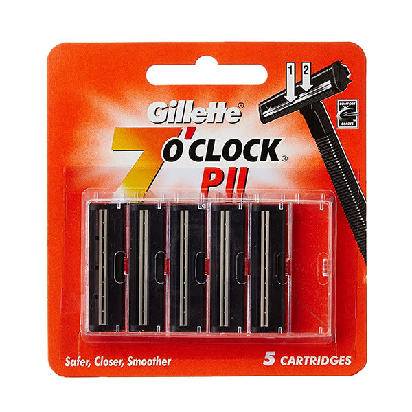 Gillette%207o'clock%20PII%20Blade%20(5%20pcs)%20-%20Image%202