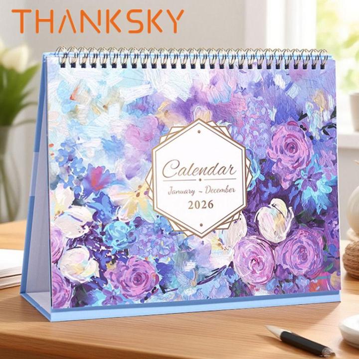 Memorandum Book Creative 2026 Desktop Calendar Thick Paper Portable ...