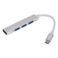 Type C USB Hub 4-Port USB 3.0 Data Hub Adapter Portable USB 3.0 Hub Extension Cable Splitter 4 Ports. 