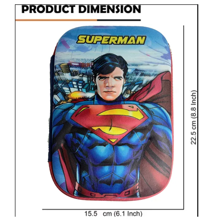 Superman%203D%20Pencil%20Case,%20Premium%20Pencil%20Box%20for%20Girls%20and%20Boys%20-%20Image%202