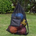 Heavy Duty Mesh Ball Bag Adjustable Sliding Drawstring Drawstring Sport Equipment Storage Bag for Basketball Soccer Sports Beach and Swimming Gears. 