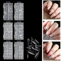 120Pcs Poly Nail Gel Nail Dual Forms Finger Extension UV Builder Nail Tips Tools. 