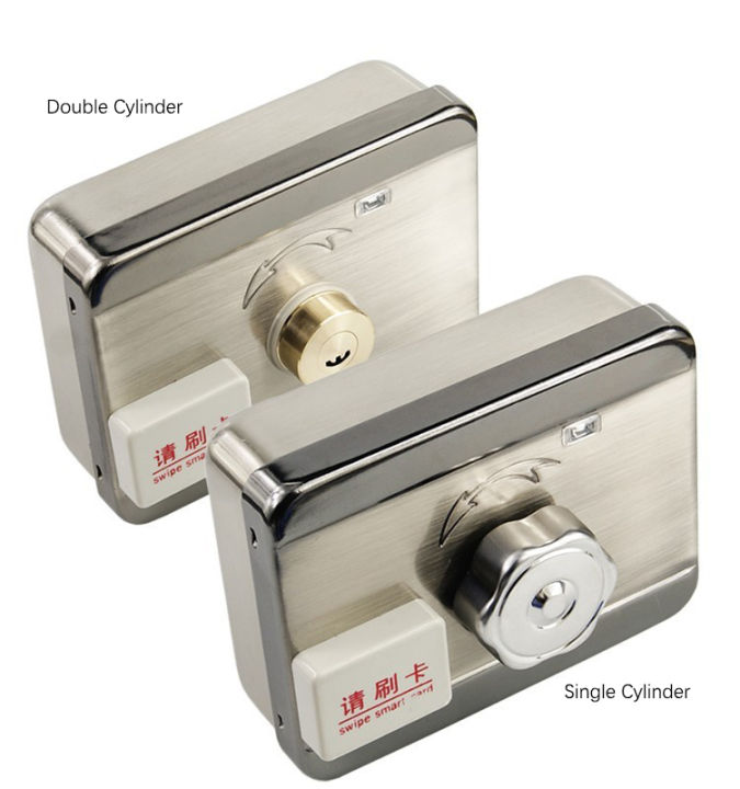 Door%20Security%20Access%20Electric%20Door%20Lock%20With%20Swiping%20Card%20Single%20Cylinder%2012V%20DC%20Intelligent%20Remote%20Control%20Rim%20Lock%20-%20Image%204