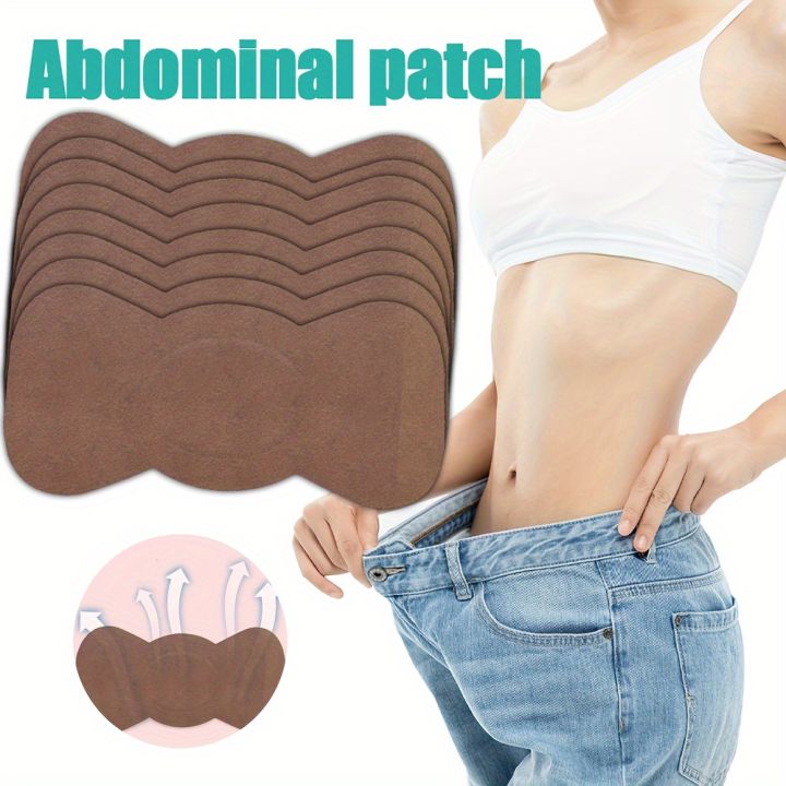 Belly Slimming Stickers Self-Adhesive Lymphatic Patches Tummy Slim Patch Lazy Small Waist Wormwood Patch Improve Stomach Belly
