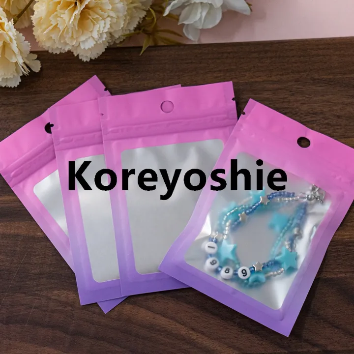 Storage%20Jewelry%20DLuxury%20Plastic%20Packaging,%20Re%20Bag%20Gradient%20100pcs%20Sealed%20with%20Zipper%20isplay%20Pouch%20Packaging%20Small%20Business%20Supplies%20-%20Image%204