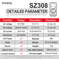 Sutuiying 2/1PCS ANENG SZ308 1999 Digital Multimeter AC/DC Tester Machine Handheld New Multimetre Professional Multi Meter Multimetro Ohm Malt. 