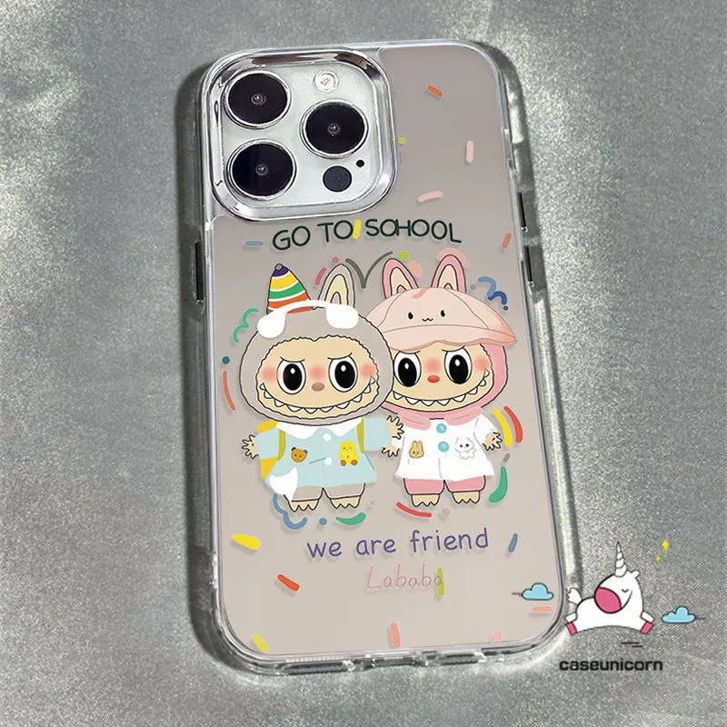 Trend Brand Cute Pop Mart Labubu Case Compatible for IPhone
