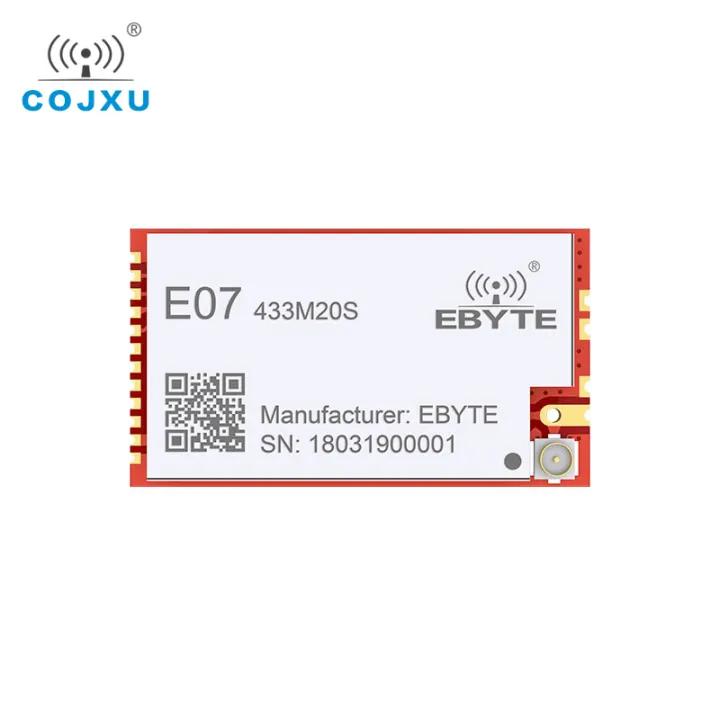 CC1101%20433MHz%20100mW%20rf%20Module%2020dBm%20Long%20Distance%20SMD%20ebyte%20cojxu%20E07-433M20S%20PA%20Transceiver%20IPEX%20Transmitter%20and%20Receiver%20-%20Image%202
