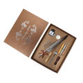 0 Retro Calligraphy Feather Pen Ink Set Creative. 