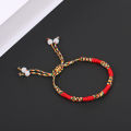 High Grade Lucky Red Weaved Bracelet Handmade Buddhist Knots Rope Bracelet Tibetan Infinity Charm Jewelry Gift Cologo. 