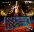 Imperion KG-C10R Mechanical Gaming Keyboard Centipada Kaihl Blue Switch 8 RGB Exchange Full Anti-Ghosting Keys. 
